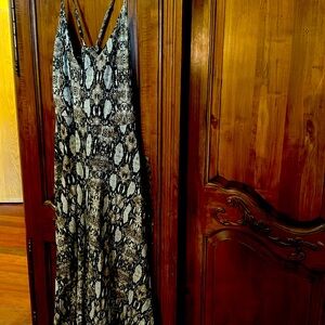 Snakeskin summer dress